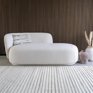 Milano daybed | Natur stof m. pude